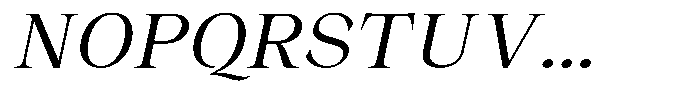 Malvera Slant Font UPPERCASE