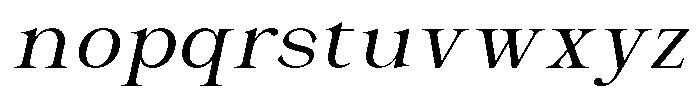 Malvera Slant Font LOWERCASE