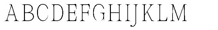 Malvera Thin Condensed Font UPPERCASE