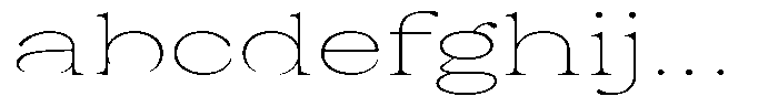 Malvera Thin Expanded FONT