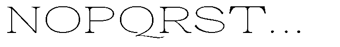Malvera Thin High Expanded Font UPPERCASE