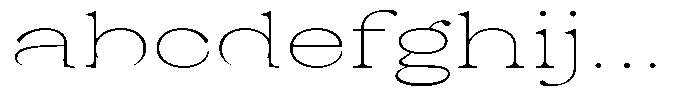 Malvera Thin High Expanded FONT