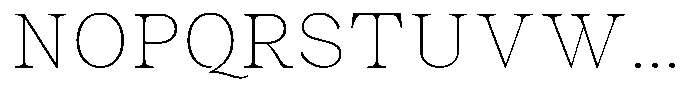 Malvera Thin High Font UPPERCASE
