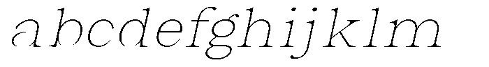 Malvera Thin Slant FONT