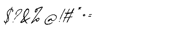 Malverya Font OTHER CHARS