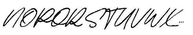 Malverya Font UPPERCASE