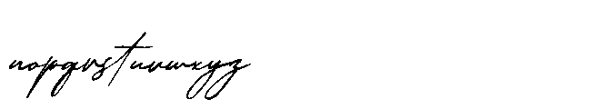 Malverya Font LOWERCASE