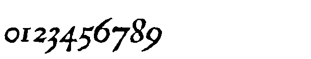 Malvolio Antique Italic Font OTHER CHARS