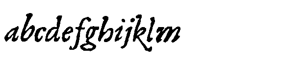 Malvolio Antique Italic FONT