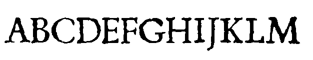 Malvolio Antique Regular Font UPPERCASE