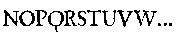 Malvolio Antique Regular Font UPPERCASE