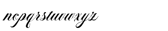 Mambay Slant Regular Font LOWERCASE