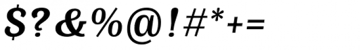 Mamontov Bold Italic Font OTHER CHARS