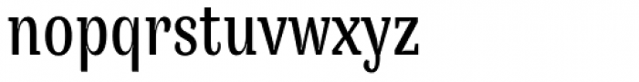Mamontov Condensed Font LOWERCASE