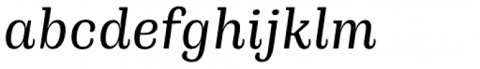 Mamontov Italic Font LOWERCASE