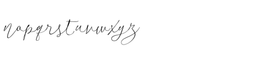 Man Ray Script Font LOWERCASE