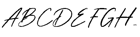 Managiri Font UPPERCASE