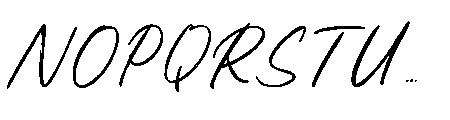 Managiri Font UPPERCASE