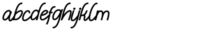 Manaline Regular Font LOWERCASE