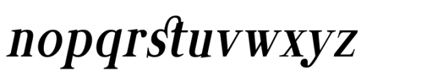 Manas Bold Italic Condensed Font LOWERCASE