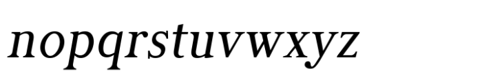 Manas Condensed Italic Font LOWERCASE