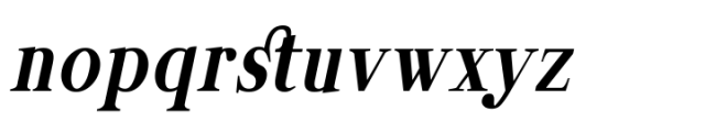 Manas Extra Bold Italic Condensed Font LOWERCASE