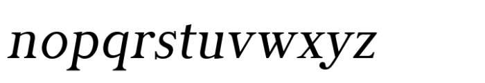 Manas Narrow Italic Font LOWERCASE