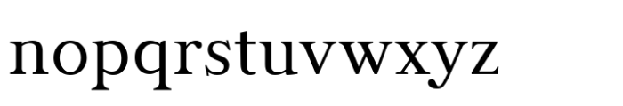 Manas VF Font LOWERCASE