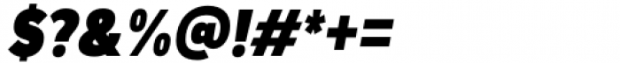 Manche Black Condensed Oblique Font OTHER CHARS