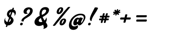 Manchester Extrude Regular Font OTHER CHARS