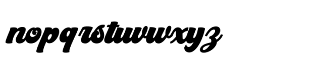 Manchester Extrude Regular Font LOWERCASE