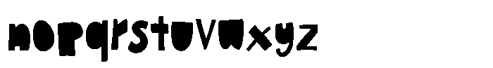 Manchise Font LOWERCASE
