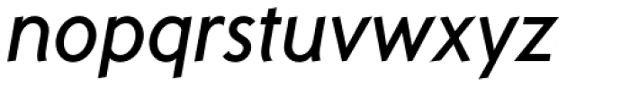 Mancunium Medium Italic Font LOWERCASE