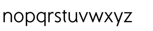Mancunium Regular Font LOWERCASE