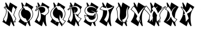 Mandarin Initials D Font UPPERCASE