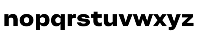 Mandioca Extrabold Font LOWERCASE