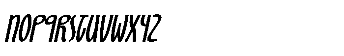 Mandiora Italic Font LOWERCASE