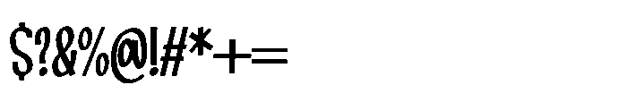 Mandiora Regular Font OTHER CHARS