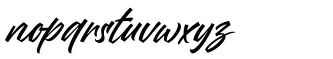 Mandoul Script Italic Font LOWERCASE