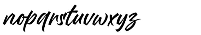 Mandoul Script Regular Font LOWERCASE