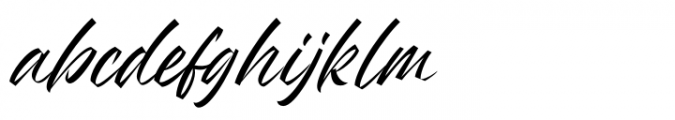 Mandoul Script Thin Italic Font LOWERCASE