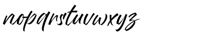 Mandoul Script Thin Font LOWERCASE