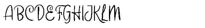 Mandragia Script Font UPPERCASE