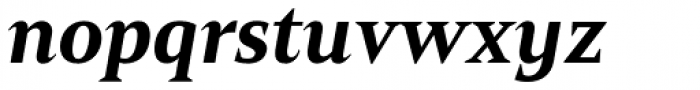 Mandrel Cond Black Italic Font LOWERCASE