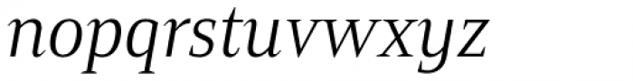Mandrel Cond Book Italic Font LOWERCASE