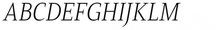 Mandrel Cond Thin Italic Font UPPERCASE