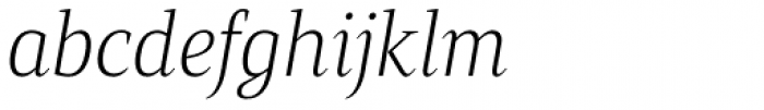 Mandrel Cond Thin Italic Font LOWERCASE