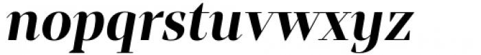 Mandrel Didone Condensed Black Italic Font LOWERCASE