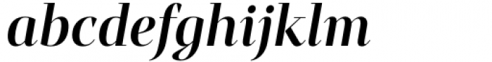 Mandrel Didone Condensed Bold Italic Font LOWERCASE
