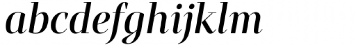 Mandrel Didone Condensed Demi Italic Font LOWERCASE
